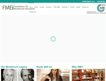 Tablet Screenshot of montessori-ami.ca